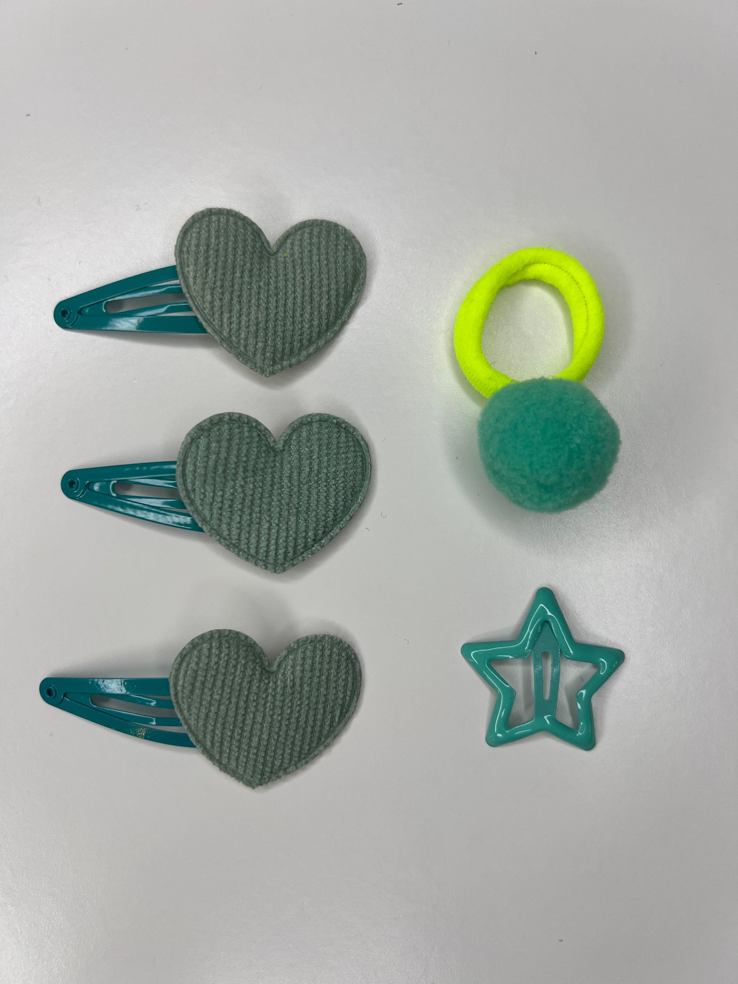 Set agrafe inimioare