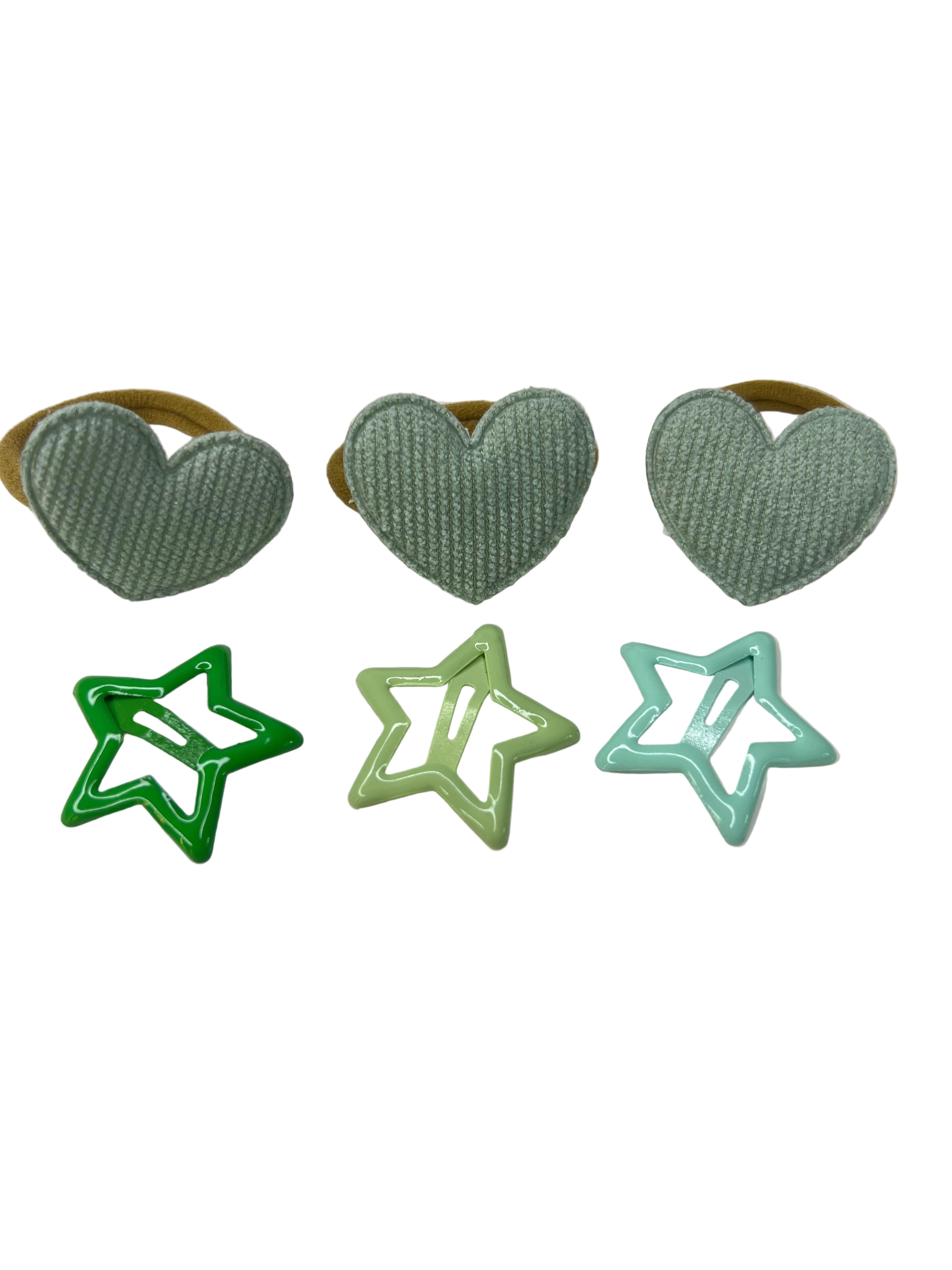 Set accesorii cu inimioare